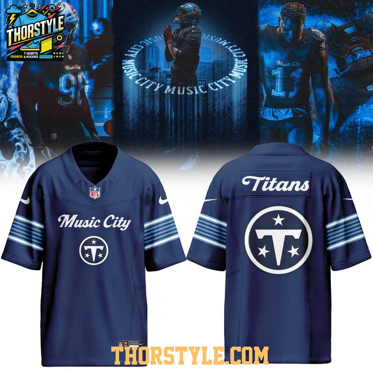 Tennessee Titans x Rivalries In Music City 2026 Personalized Football Jersey Tennessee Titans x Rivalries In Music City 2026 Personalized Football Jersey