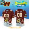 Washington Commanders x SpongeBob Squarepants 2026 Night Custom Football Jersey 1 Washington Commanders x SpongeBob Squarepants 2026 Night Custom Football Jersey