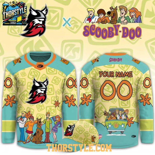 Adirondack Thunder Scooby-Doo Night 2026 Christmas Custom Hockey Jersey