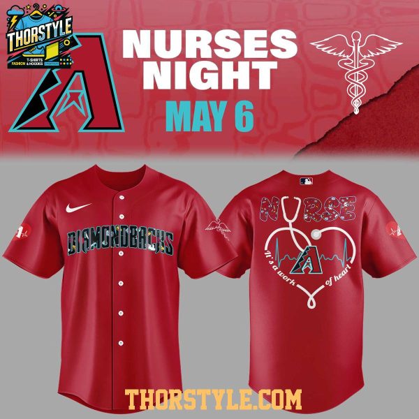 Arizona Diamondbacks 2026 x Nurse Night Appreciation Baseball Jersey