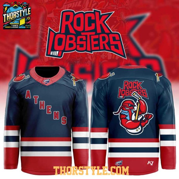 Athens Rock Lobsters Sublimated Shersey 2026-2027 Personalized Hockey Jersey