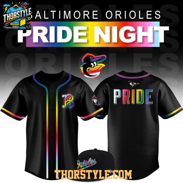 Baltimore Orioles Pride Night 2026 All Love Personalized Baseball Jersey Black