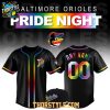 Baltimore Orioles Pride Night 2026 All Love Personalized Baseball Jersey Black