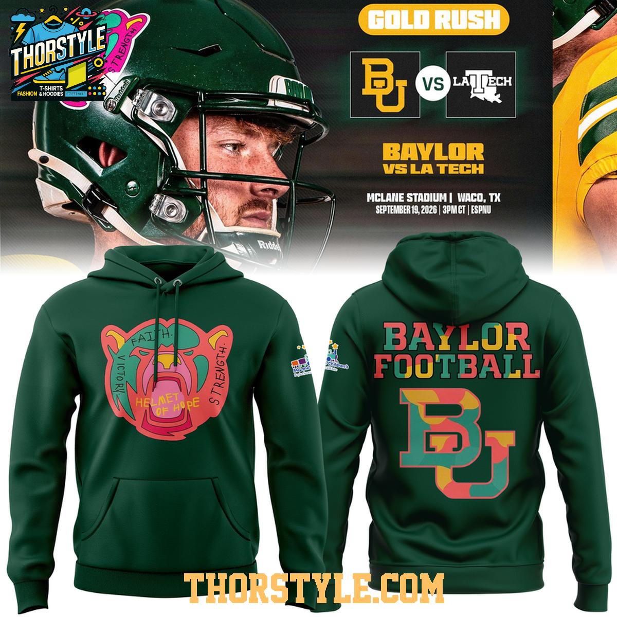 Baylor Bears x Childhood Cancer Awareness 2026 Gold Rush Hoodie T-Shirt Baylor Bears x Childhood Cancer Awareness 2026 Gold Rush Hoodie T-Shirt