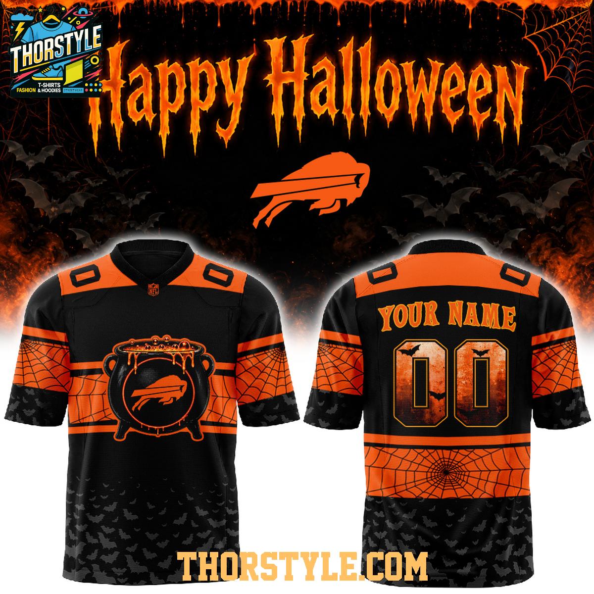 Buffalo Bills Halloween Day 2026 Spooky Game Personalized Football Jersey Buffalo Bills Halloween Day 2026 Spooky Game Personalized Football Jersey
