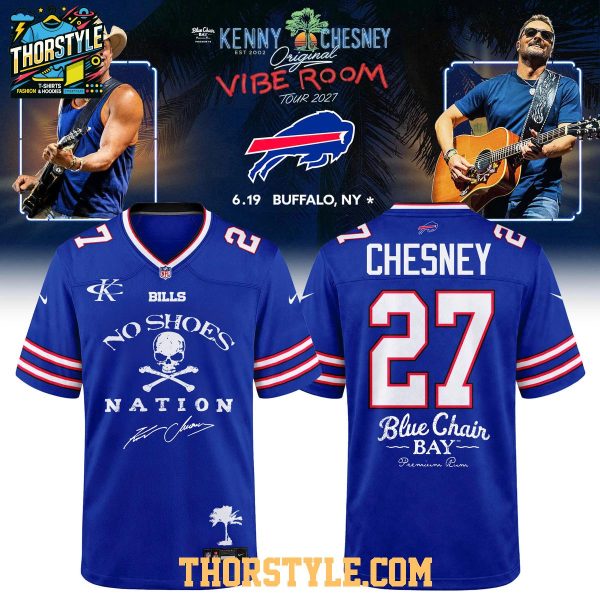 Buffalo Bills Kenny Chesney The Original Vibe Room Tour 2027 Football Jersey