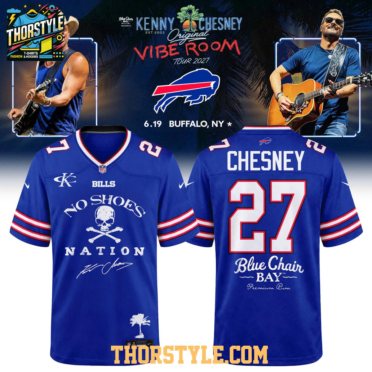 Buffalo Bills Kenny Chesney The Original Vibe Room Tour 2027 Football Jersey Buffalo Bills Kenny Chesney The Original Vibe Room Tour 2027 Football Jersey