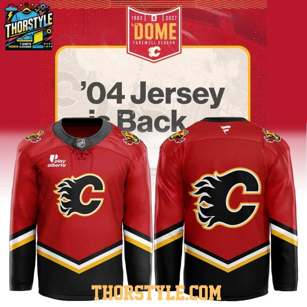 Calgary Flames Our 1983-2027 Dome Farewell Season Hockey Jersey