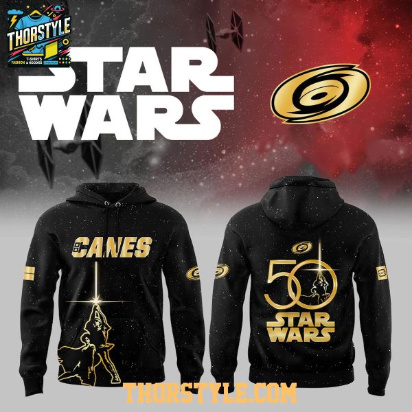 Carolina Hurricanes Star Wars 2026 Galaxy Game Night Hoodie Shirts