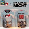 Carolina Hurricanes Star Wars Night 2026 Grogu Game Custom Hockey Jersey