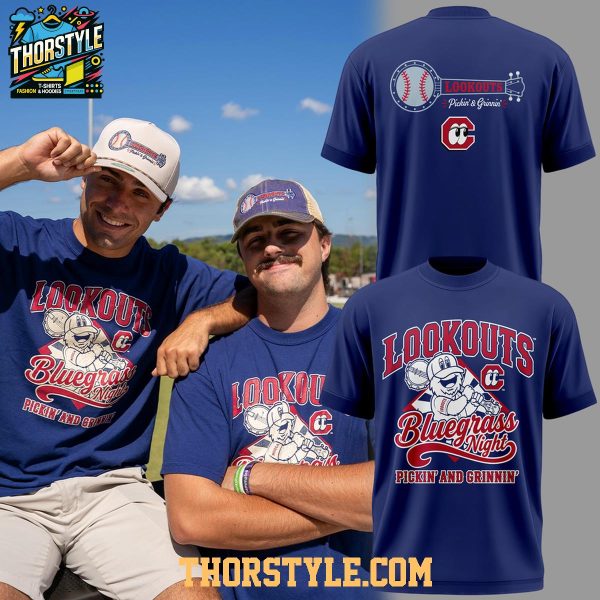 Chattanooga Lookouts Bluegrass Night 2026 Pickin’ And Grinnin’ Hoodie Shirts