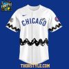 Chicago Cubs x Peanuts Christmas White Night Baseball Jersey 2026