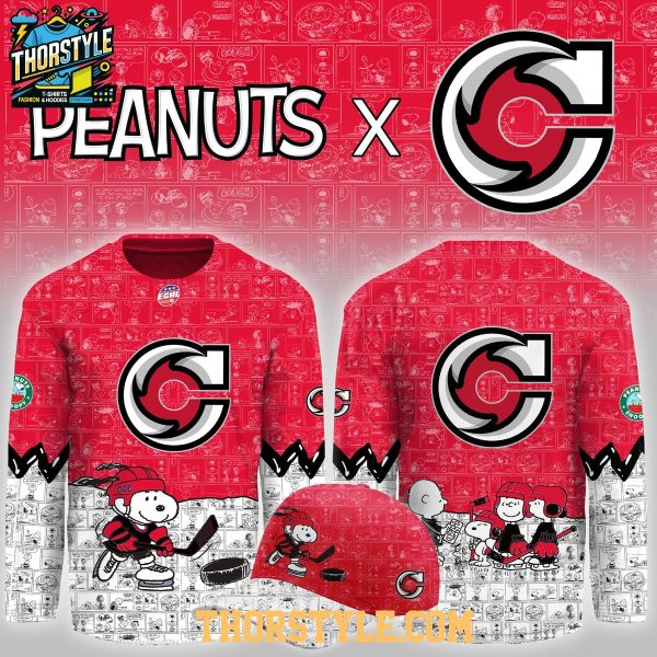 Cincinnati Cyclones Peanuts Night 2026 Christmas Night Hockey Jersey