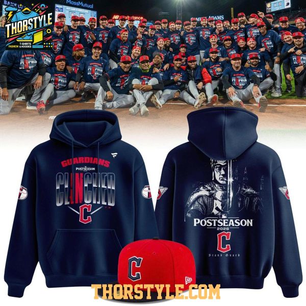 Cleveland Guardians 2026 Postseason Clinched MLB Playoffs Hoodie T-Shirt