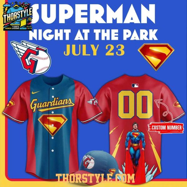 Cleveland Guardians Super Man Night Jersey MLB 2026