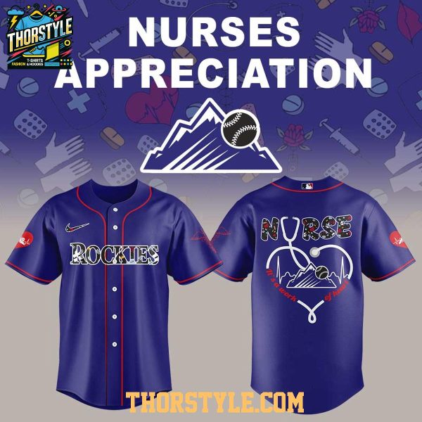 Colorado Rockies 2026 x Nurse Night Appreciation Baseball Jersey