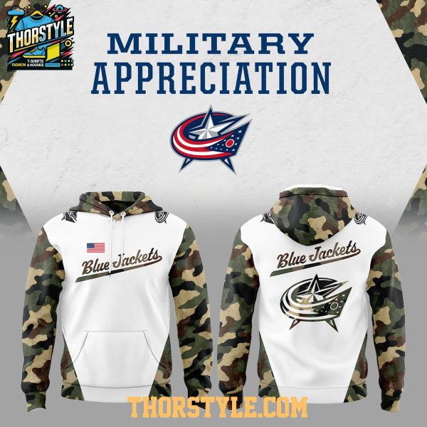 Columbus Blue Jackets x Military Appreciation Night 2026 Hoodie Shirts