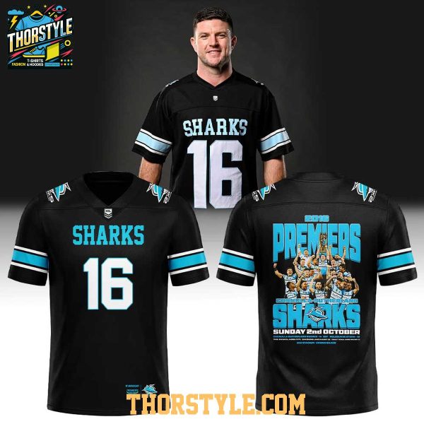Cronulla-Sutherland Sharks 10th Anniversary Range 2026 Personalized Football Jersey