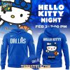 Dallas Mavericks 2026 2027 Hello Kitty Basketball Game Hoodie Shirts