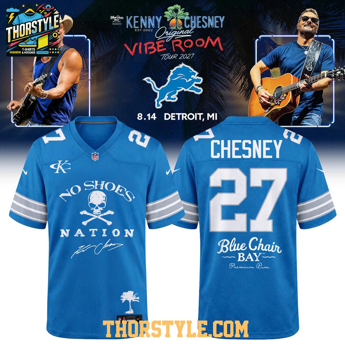 Detroit Lions Kenny Chesney The Original Vibe Room Tour 2027 Football Jersey Detroit Lions Kenny Chesney The Original Vibe Room Tour 2027 Football Jersey