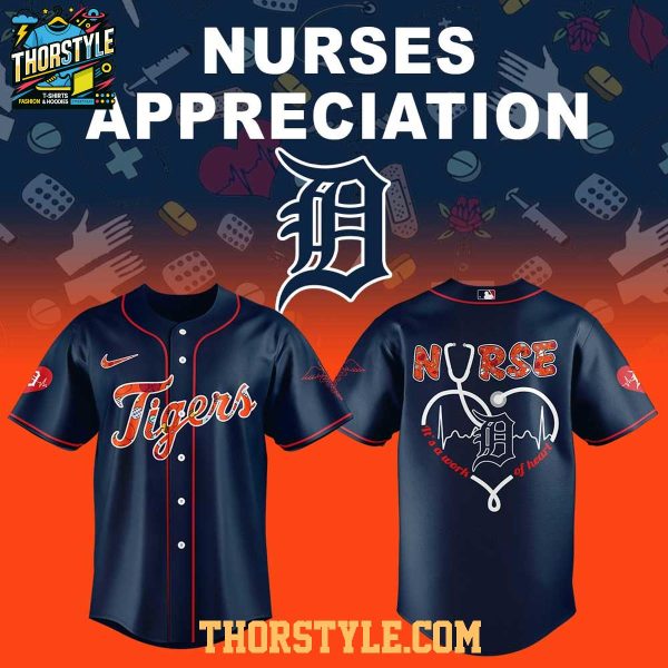 Detroit Tigers 2026 x Nurse Night Appreciation Baseball Jersey
