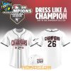 Fayetteville Woodpeckers 2026 Carolina League Champions Baseball Jersey White