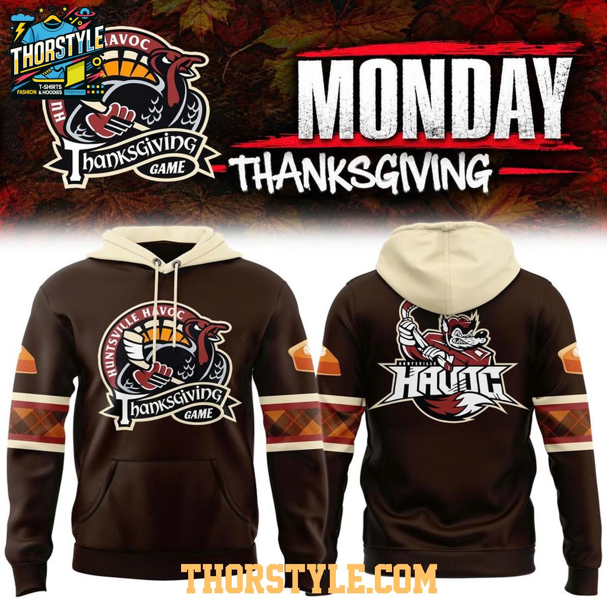 Huntsville Havoc Thanksgiving Night 2026 Game Hoodie Shirts Huntsville Havoc Thanksgiving Night 2026 Game Hoodie Shirts