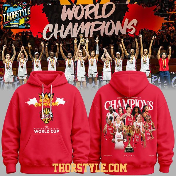 Indiana Fever 12X World Cup Champions 2026 USA Basketball FIBA Cup Hoodie