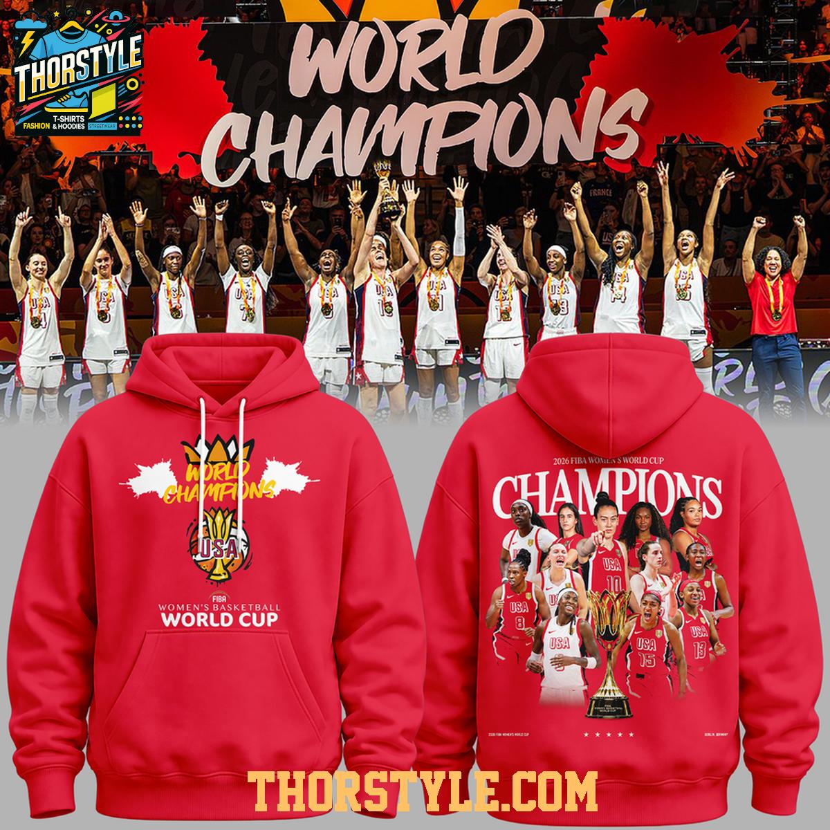 Indiana Fever 12X World Cup Champions 2026 USA Basketball FIBA Cup Hoodie Indiana Fever 12X World Cup Champions 2026 USA Basketball FIBA Cup Hoodie