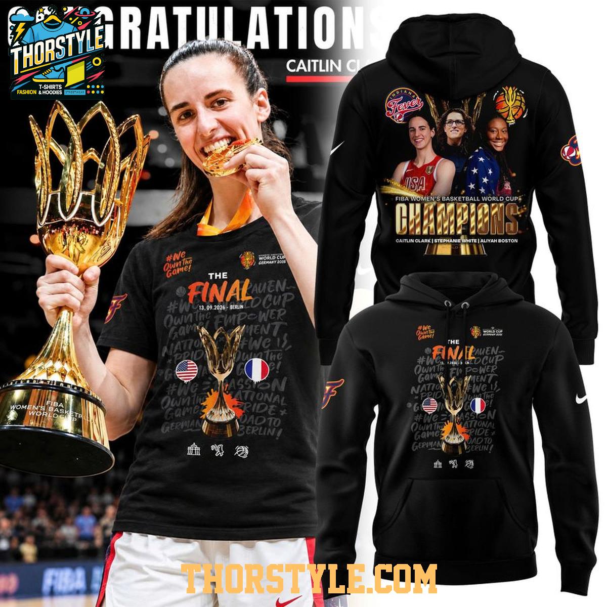 Indiana Fever World Cup Champions 2026 FIBA Cup Hoodie T-Shirt Indiana Fever World Cup Champions 2026 FIBA Cup Hoodie T-Shirt