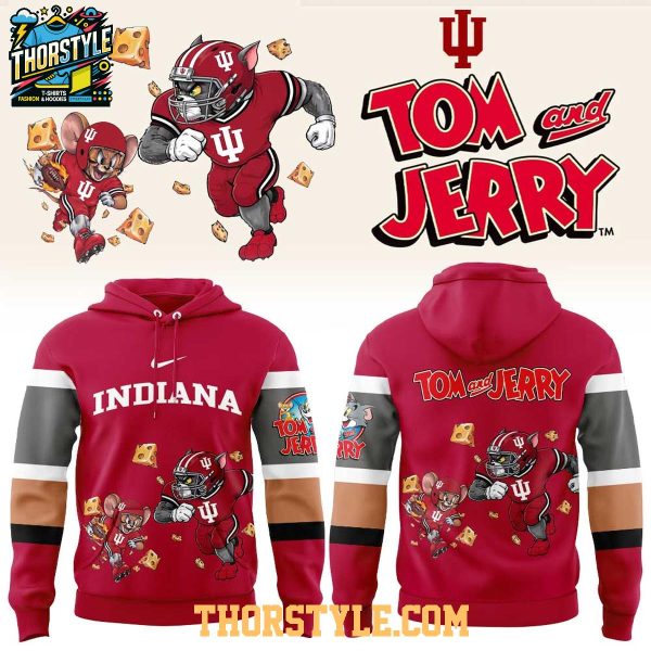 Indiana Hoosiers x Tom And Jerry 2026 Themed Night Hoodie T-Shirt