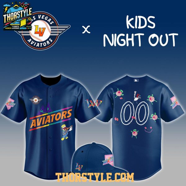 Las Vegas Aviators Kids Night Out 2026 Theme Game Baseball Jersey