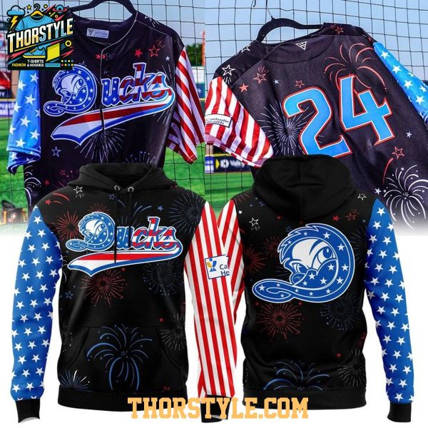 Long Island Ducks 4th of July 2026 America250 Hoodie T-Shirt