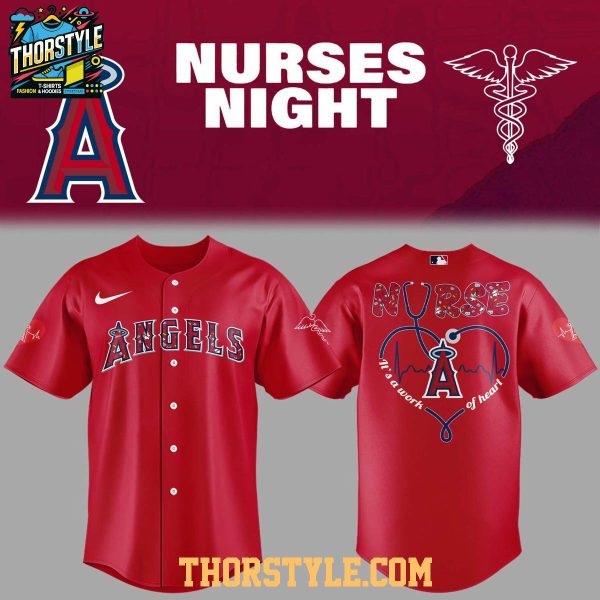 Los Angeles Angles 2026 x Nurse Night Appreciation Baseball Jersey