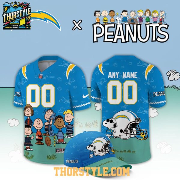 Los Angeles Rams Peanuts 2026 X-mas Snoopy Night Custom Football Jersey