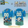Los Angeles Rams Peanuts 2026 X-mas Snoopy Night Custom Football Jersey 1 Los Angeles Rams Peanuts 2026 X mas Snoopy Night Custom Football Jersey