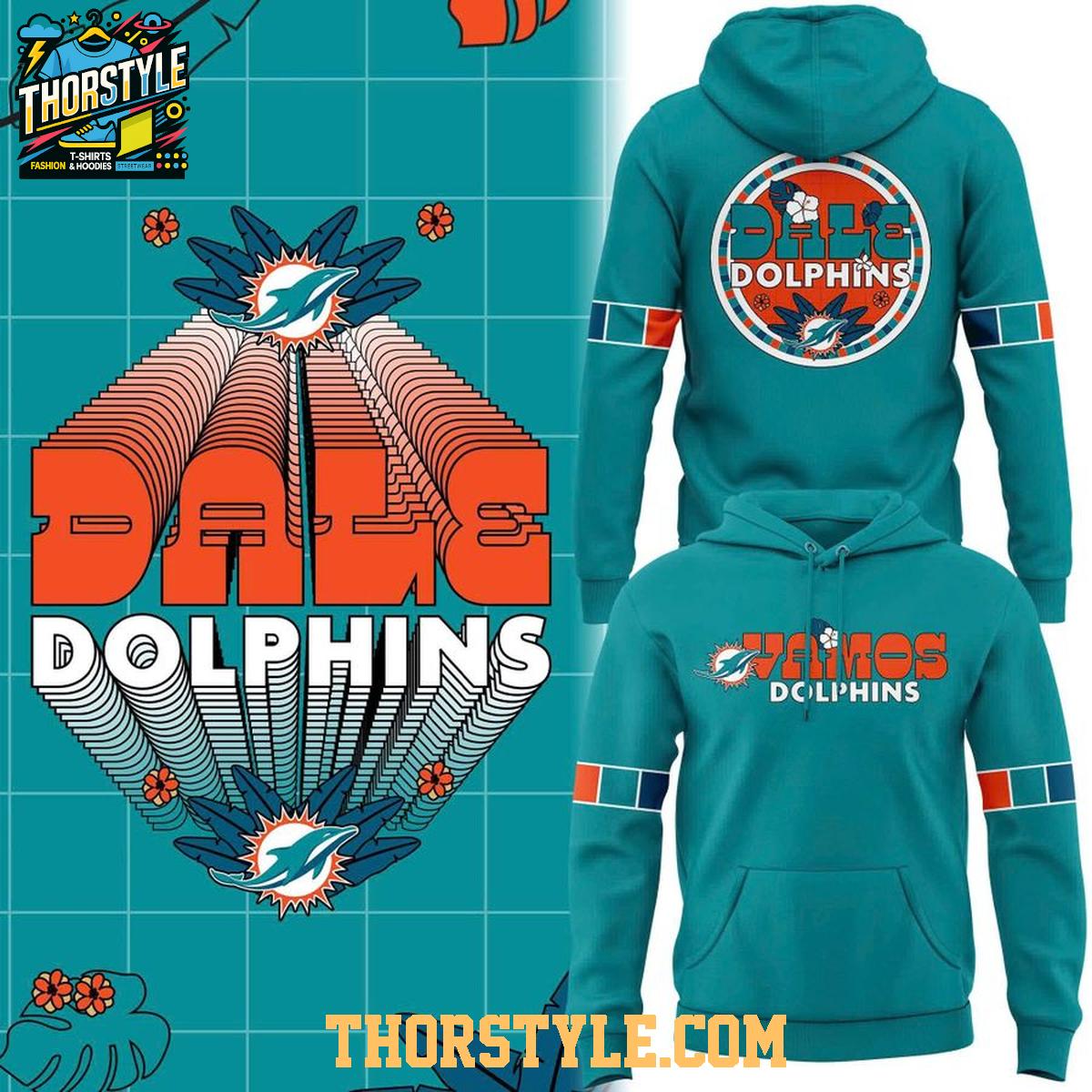 Miami Dolphins Hispanic Heritage Month 2026 Teal Uniform Hoodie T-Shirt Miami Dolphins Hispanic Heritage Month 2026 Teal Uniform Hoodie T-Shirt
