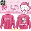Miami Marlins Hello Kitty 2026 All Pink Game Night Hoodie T-Shirt 1 Miami Marlins Hello Kitty 2026 All Pink Game Night Hoodie T Shirt