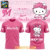 Miami Marlins Hello Kitty 2026 All Pink Game Night Hoodie T-Shirt 2 Miami Marlins Hello Kitty 2026 All Pink Game Night Hoodie T Shirt