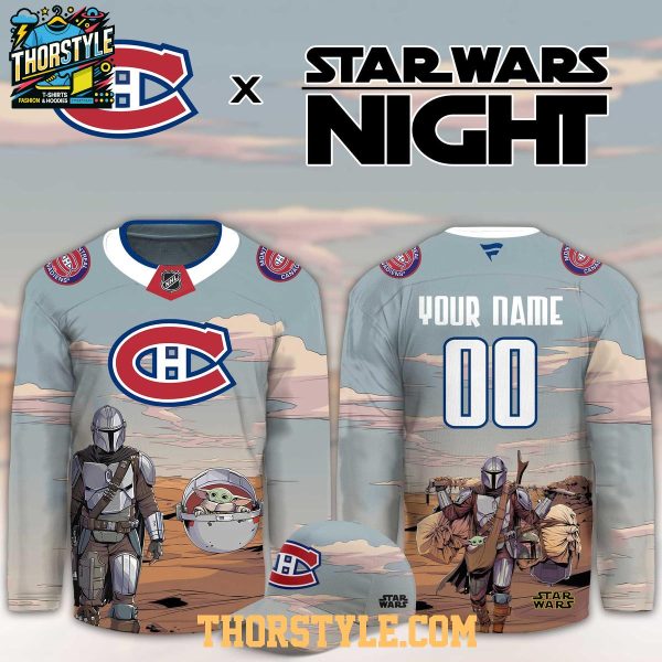 Montreal Canadiens Star Wars Night 2026 Baby Yoda And Grogu Hockey Jersey