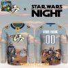 Nashville Predators Star Wars Night 2026 Grogu Game Custom Hockey Jersey