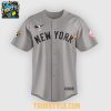 New York Yankees x One Piece 2026 All Grey Day Personalized Baseball Jersey
