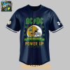 Notre Dame Fighting Irish AC/DC Power Up Tour 2026 Baseball Jersey