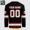 Ohio State Buckeyes 2026 Black Out Personalized Hockey Jersey
