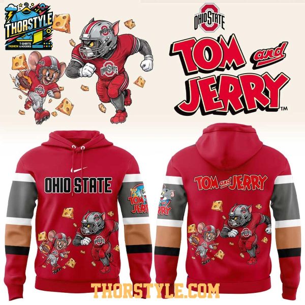 Ohio State Buckeyes x Tom And Jerry 2026 Themed Night Hoodie T-Shirt