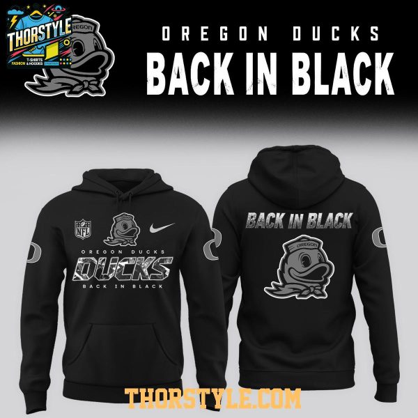 Oregon Ducks Back In Black 2026 NCAA Game Hoodie T-Shirt
