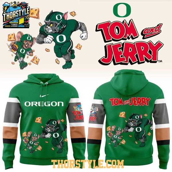 Oregon Ducks x Tom And Jerry 2026 Themed Night Hoodie T-Shirt
