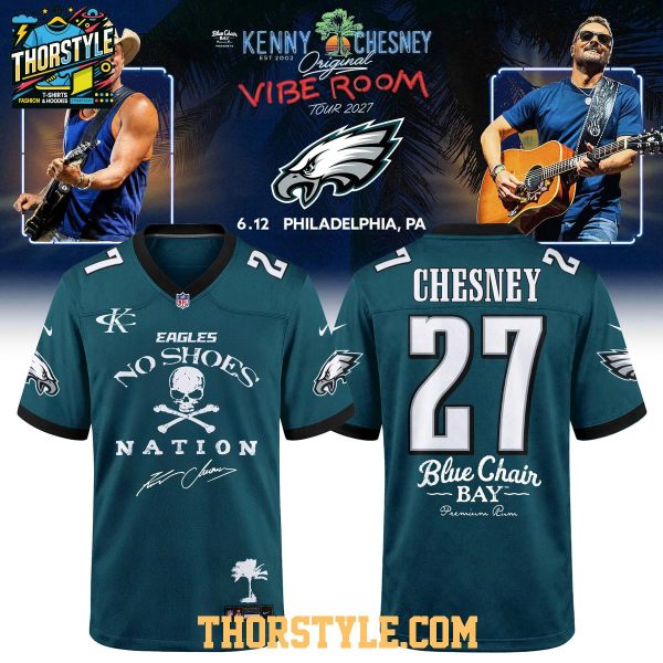 Philadelphia Eagles Kenny Chesney The Original Vibe Room Tour 2027 Football Jersey
