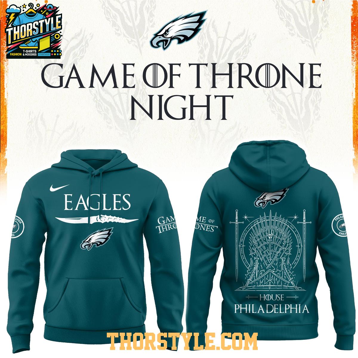 Philadelphia Eagles x Game Of Thrones 2026 House Of The Dragons Hoodie Shirts Philadelphia Eagles x Game Of Thrones 2026 House Of The Dragons Hoodie Shirts