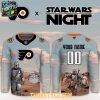Philadelphia Flyers Star Wars Night 2026 Grogu Game Custom Hockey Jersey